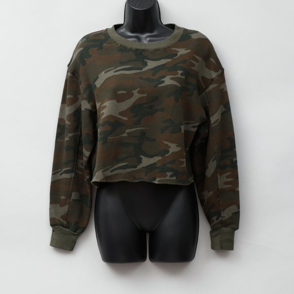 NWT, "Strut This" Camo Sweatshirt - Picture 2 of 6